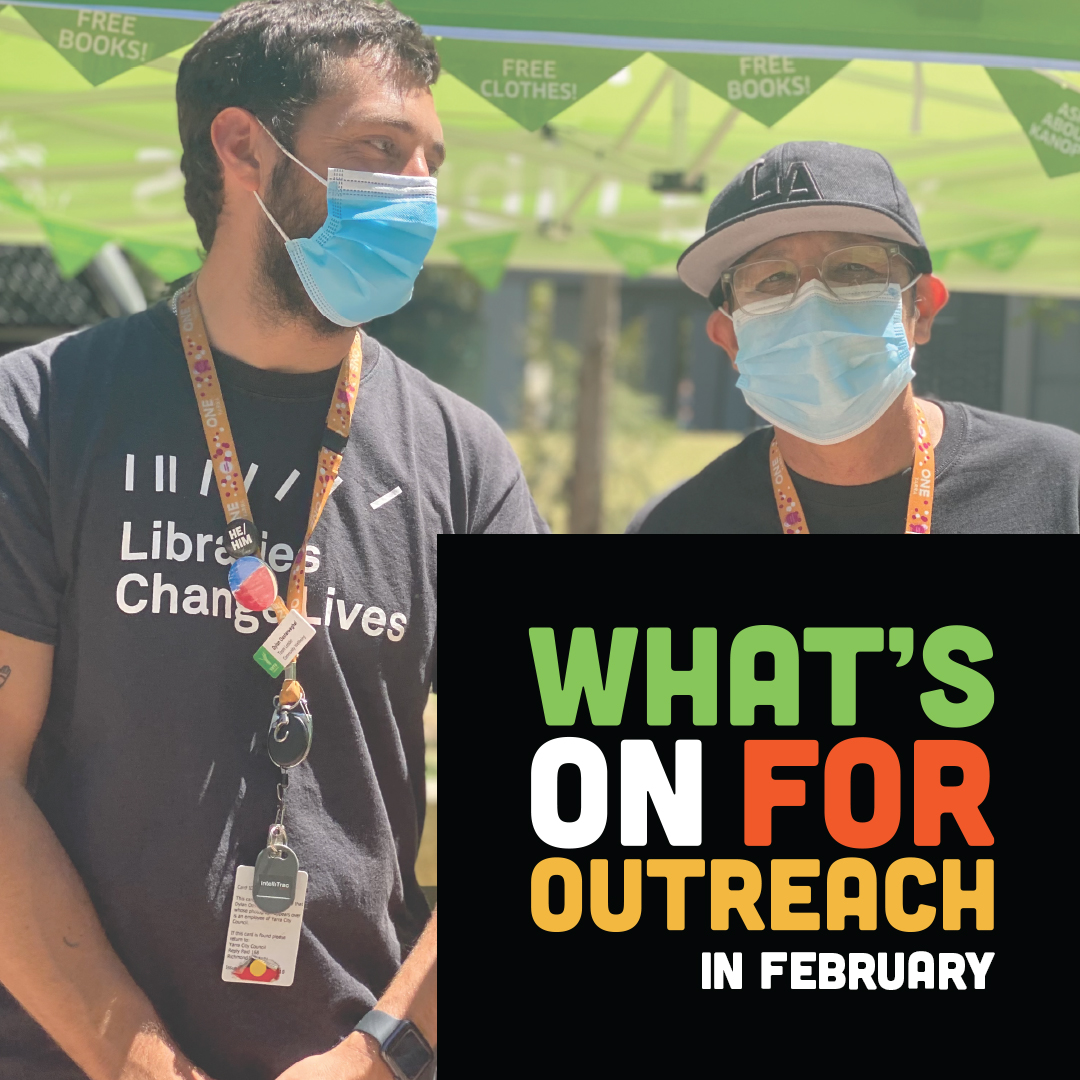 YarraLibraries's tweet photo. Want to get out and about in February? Come and meet us at one of our outreach events this month ☀️
Join us and our friends: Ask Izzy, @Thread_Together, @OpnTbl, @OrangeSkyAU, @Cultivating_Com & BANH INC.
#LibrariesChangeLives #ThisLibraryDelivers #YarraLibraries #Community https://t.co/nd01PoB9Ko