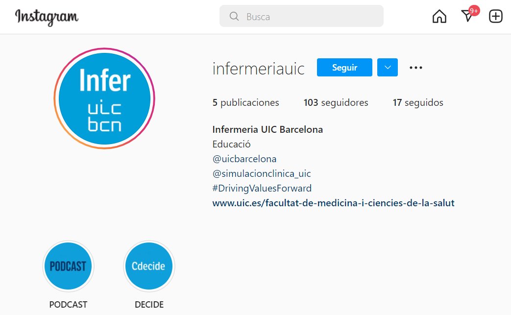 Catedra_Decide's tweet photo. Hemos abierto una cuenta de Instagram propia para el departamento de enfermería de UIC Barcelona.
¡Seguidnos para estar actualizados y enteraros de todas nuestras noticias y novedades!

https://t.co/LOnbSxDgQa https://t.co/gjv2aXolR3
