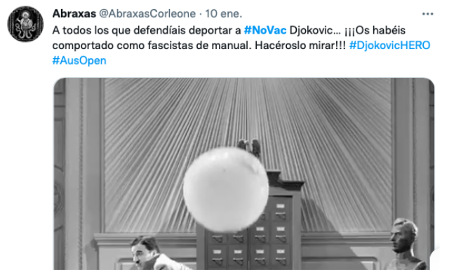 EC_Corner's tweet photo. Estamos analizando el hashtag #Novac para reflexionar sobre el impacto social que ha tenido todo el revuelo del caso Djokovic. Estos son algunos ejemplos... ¿Qué os parece? #RRSS21_PEC_4 #RRSS21_PEC_ECP https://t.co/HjbC7rb46b