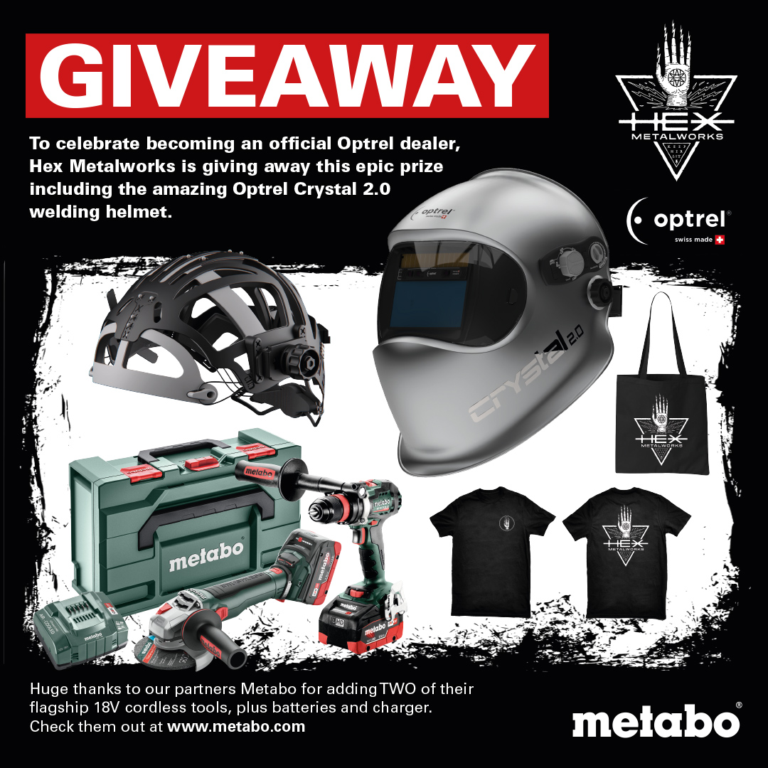 MetaboUK's tweet image. Last chance to head over to Hex Metalworks for Laura&apos;s giveaway. Pop over to Laura&apos;s Instagram page to check it out  💣🔥#hexgiveaway 

#metabo #metabouk #metalworker