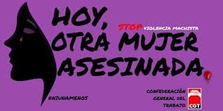 👩‍🎤Desde CGT Enseñanza Málaga, nuestro abrazo a su familia y amigas y nuestra máxima indignación, repulsa y desprecio al terrorismo machista que ha asesinado a 8 mujeres en lo que va de año. 🖤 #NiUnaMenos