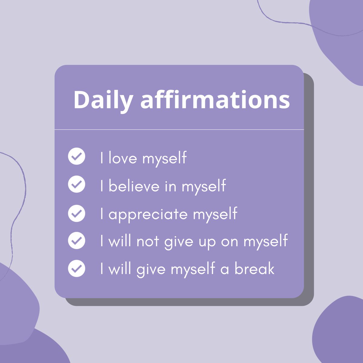AccessFertility's tweet photo. Affirmations aren't just for January. Time to put one foot in front of the other 🦶

Give yourself some love today! 

#IVFCommunity #Infertility #Fertility #IVFJourney #InfertilityAwareness #IVFSuccess #FertilityJourney https://t.co/6A4XQhuoRI