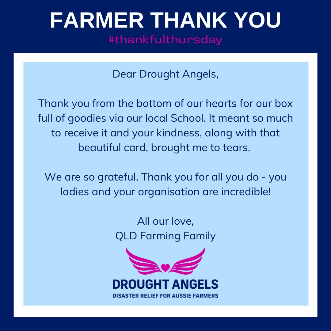 droughtangels's tweet photo. Small/remote rural schools have played a big part in assisting Drought Angels to deliver assistance to farmers over the years.
#ThankfulThursday #FarmerThankYou #DroughtAngels https://t.co/f8d5XQDi2x