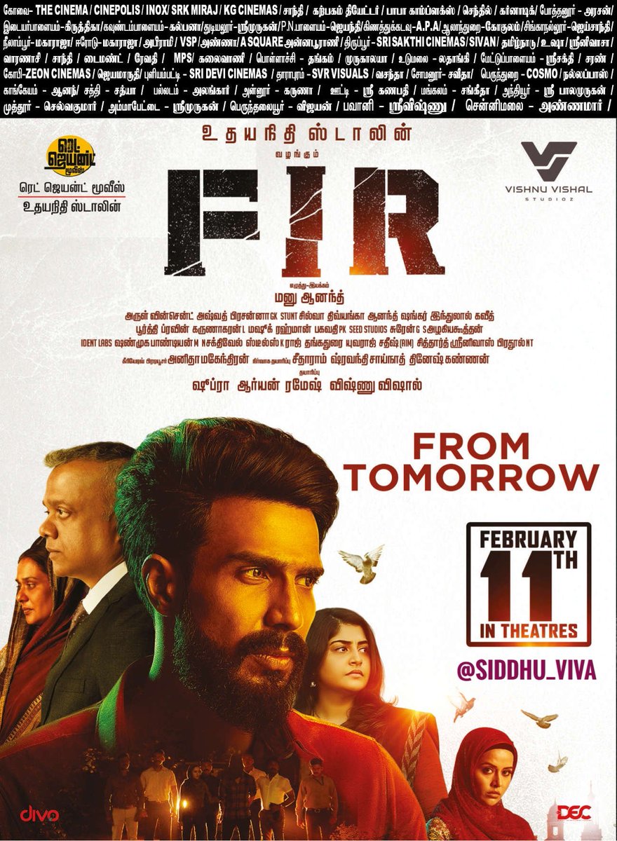 PerunduraiCosmo's tweet photo. #FIR Bookings open @PerunduraiCosmo A/C [PRO VA - 4K | 2K DOLBY 7.1]

SCREEN 1
Show begins @ 10:30 AM | 02:30 PM  | 06:30 PM | 10:00 PM

Ticket Price Rs.150/- &amp; Rs.120/-

Book Your Tickets Now @Paytm @TicketNew Site &amp; App.

#Perundurai #CosmoCinemas
@siddhu_viva @zeoncinemas https://t.co/je3Z7pwDua