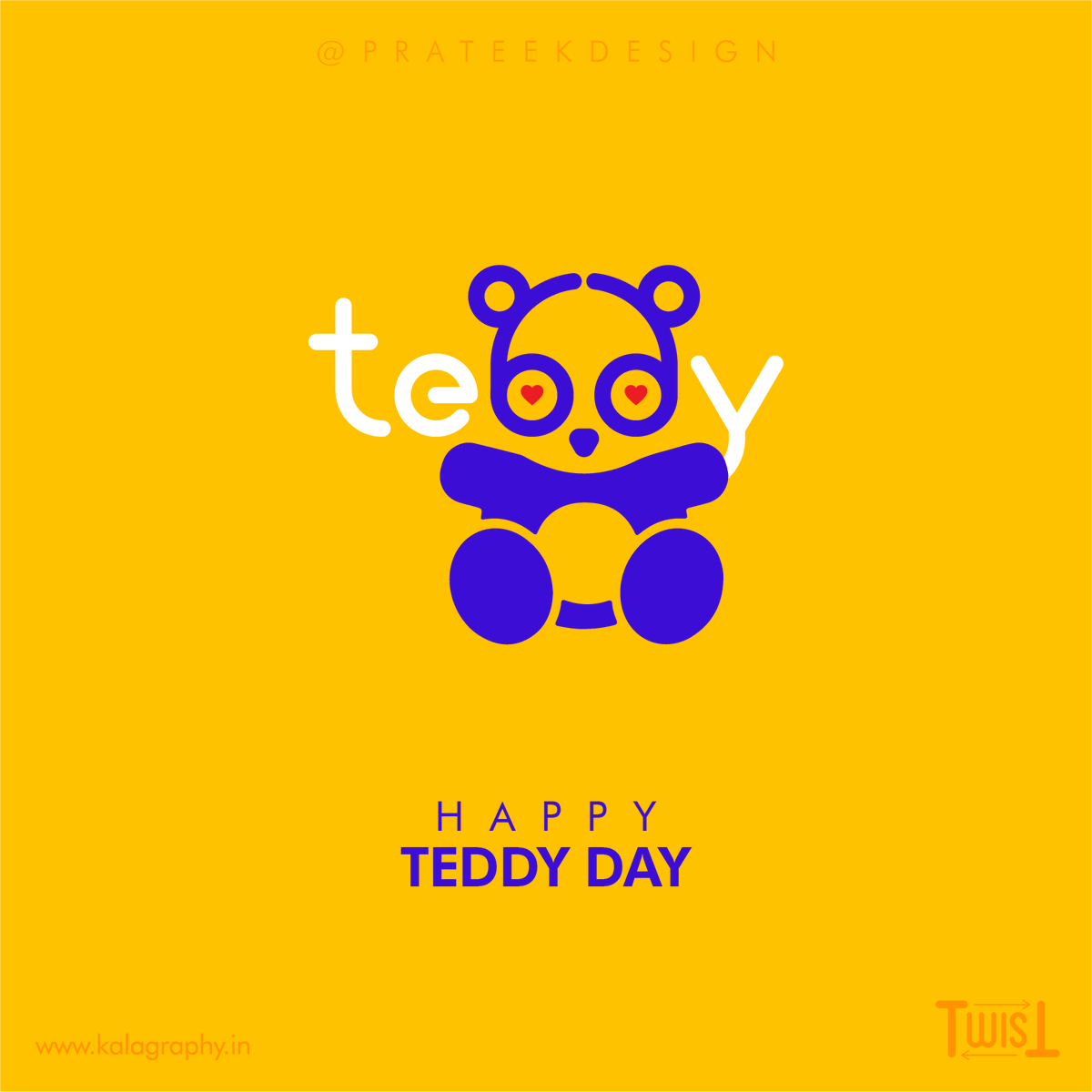 DesignPrateek's tweet photo. Teddy Maddy Day:-D
.
.
#instadaily #prateekdesign #kalagraphy #teddy #love #design #graphic #dream #happiness #likesforlike #follow4follow https://t.co/ItEIp8CPXa
