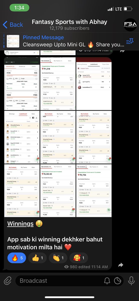 WizardlyChamp's tweet photo. Fantasy Sports Fans, are you ready to
win big? 🤔

Join our Telegram channel to boost
your account balance 🤑

1) Free Teams ✅
2) Fantasy Sports Tips 💯
3) Match Preview ⛳️
4) Weekly/Monthly Giveaways 💵

Join it by clicking here
https://t.co/8tBPAyCVip

#Dream11 #Dream11Team https://t.co/OchFncNeQd