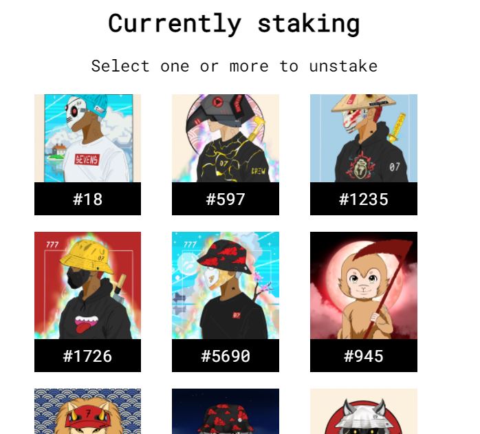 I have now owned <a href="/thesevens_7/">The Sevens</a> for a week and I feel very comfortable with my position. 
1. #7s have bought land in several metaverses 
2. #7s have launched the $zeni token and staking capabilities, first steps to the formation of the DAO. 
3. Generation 2 NFTs will soon follow