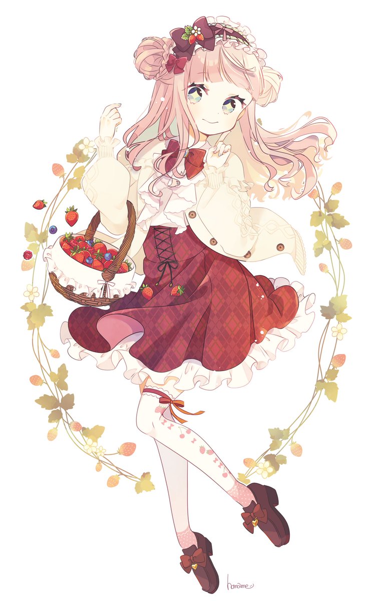 「ご依頼イラスト🍓💕
可愛い要素しかなくてもう描くのが最高に楽しかったです..」|はたほまめ🌽お仕事募集中のイラスト