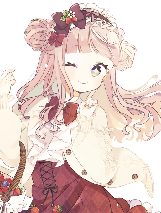 ご依頼イラスト🍓💕
可愛い要素しかなくてもう描くのが最高に楽しかったです...!ありがとうございました🥰 