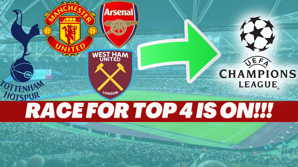 Top 4 Race IS ON! | Spurs stumble V Saints! | Do West Ham still have a chance of CL? 

Do you believe there is still a slight chance we could get top 4?

Get involved from 8:30 where I discuss the top 4 situation:

https://t.co/wR4CEjGlMx

*This video is pre-recorded* https://t.co/O3RlGM0ZaF