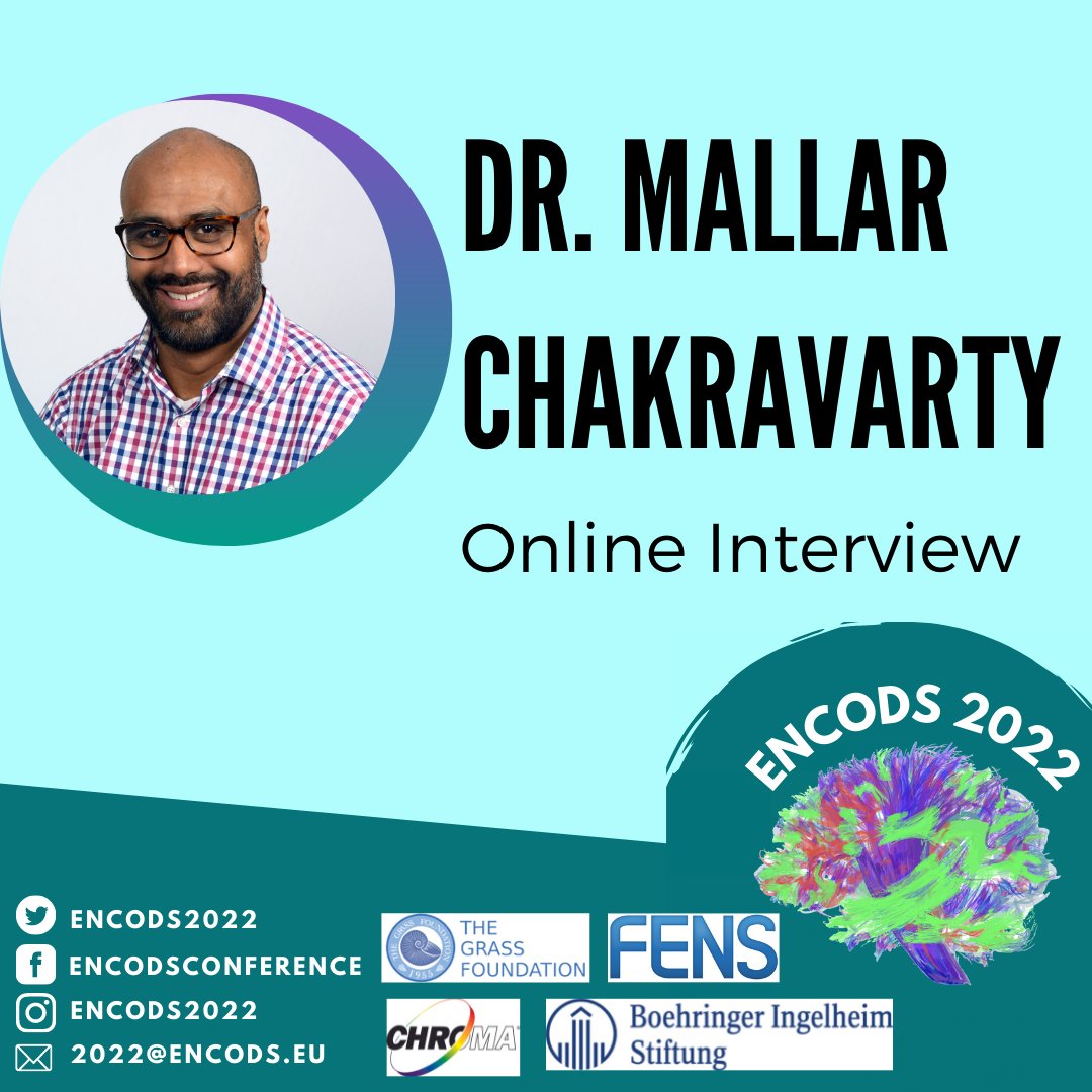 encods2024's tweet photo. We had a great time interviewing Dr. Mallar Chakravarty, he is one of our invited speakers for ENCODS 2022🙌🧠
Full interview -> https://t.co/7CH5gLAH4Y

@FENSorg @mallarchkrvrty1

#neuroscience #brainresearch #neuroimaging #encods2022 #fens2022 #science #earlycareer #phdtalk https://t.co/pLYEEoPbji