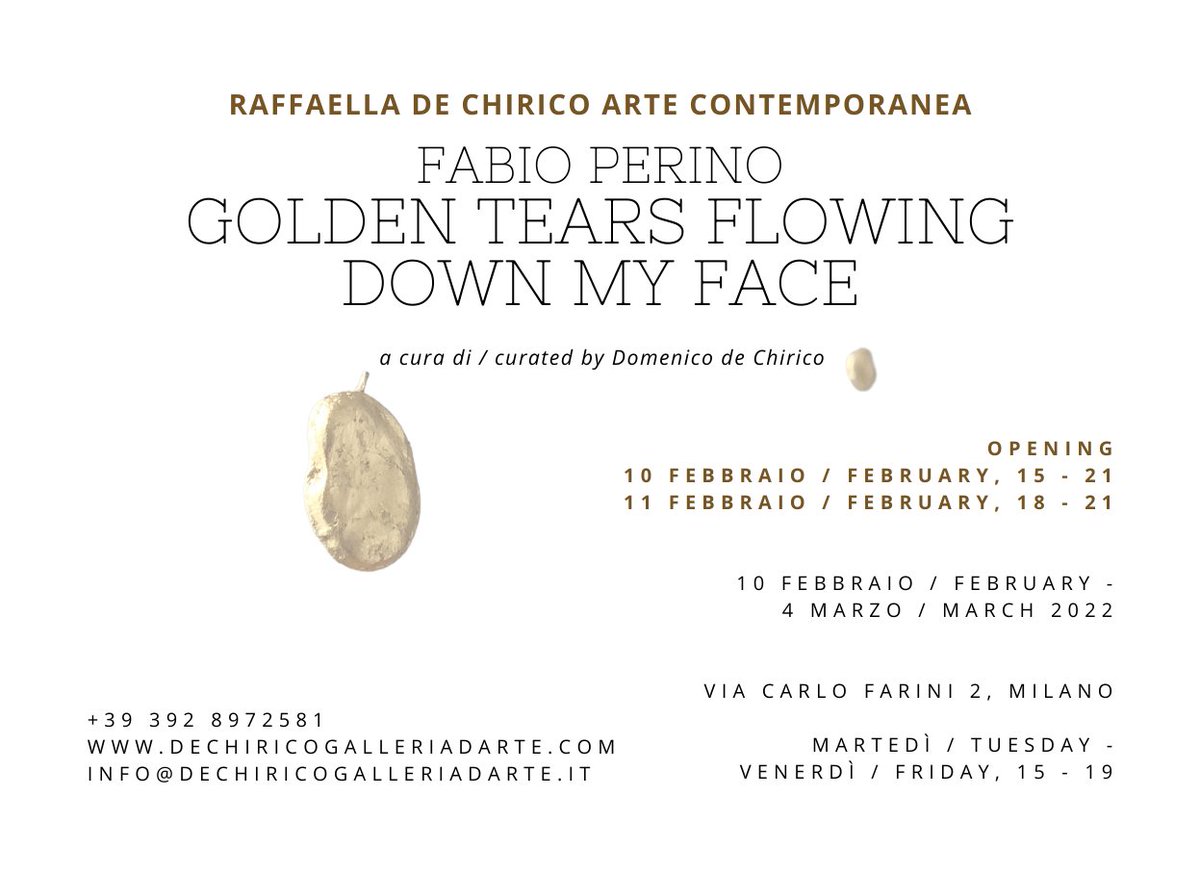 Web catalogue  preview | Fabio Perino solo show