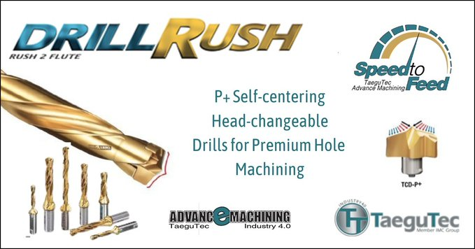 GoldentecV's tweet photo. Dòng máy khoan hàng đầu của TaeguTec, DRILL-RUSH. Với hệ thống thay đổi nhanh khéo léo, được thiết kế lại thành một bản nâng cấp thiết kế mang tính cách mạng đang thay đổi cuộc chơi khoan trở nên tốt hơn. Tham khảo thêm: https://t.co/zfAvi2J938 #máykhoan #cnc https://t.co/3ifau4OMd0