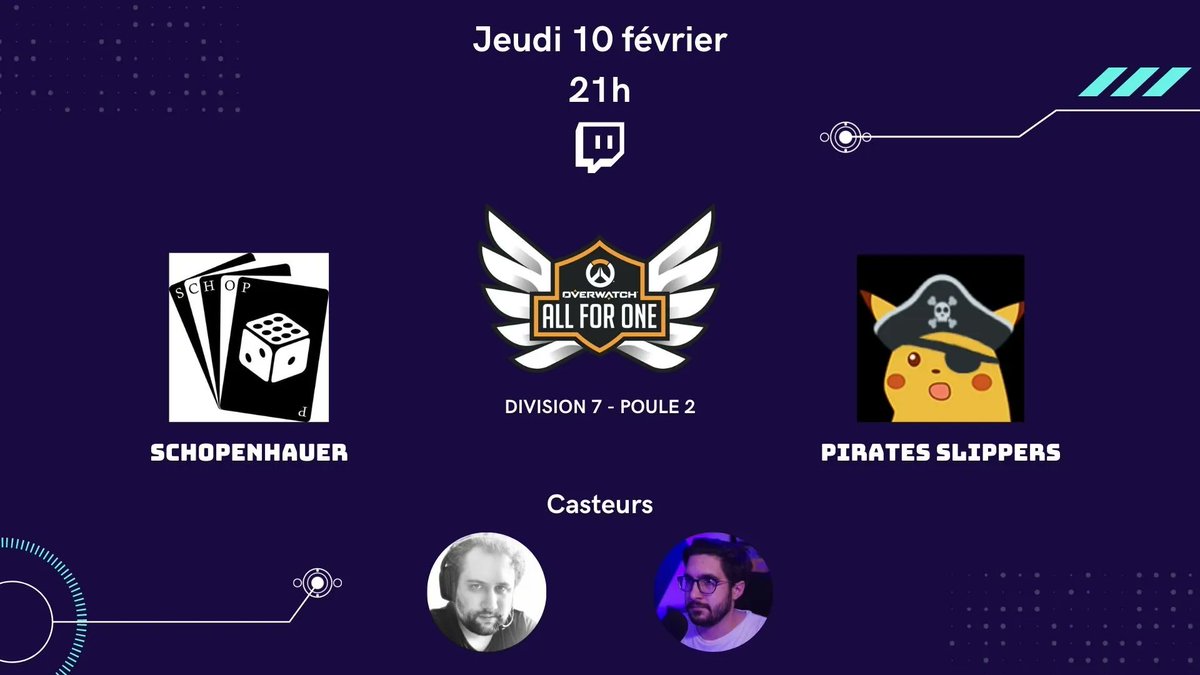 Aidden_OW's tweet photo. Rendez-vous ce soir à 21h pour un nouveau match #Overwatch @PlayAllForOneFR en division 7. Ce match sera commenté en direct par Enterenn et moi même. Venez supporter votre équipe et mettre le feu, on compte sur vous ! 🔥
En direct sur : https://t.co/vJG5gpll3s 

#AFO2022 https://t.co/WGRpqY2k0a