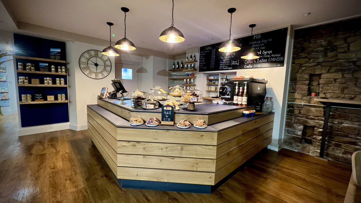 I spy with my little eye…a fully stocked counter featuring @RinsCoffee @teapigs teas, @GingerBakers bakes and creamy milk from the cows at @AbbottLodge. Can only mean one thing - doors open 10am but ssshhh, don’t tell everyone just yet, we’re still finding our feet. 🙏🏻