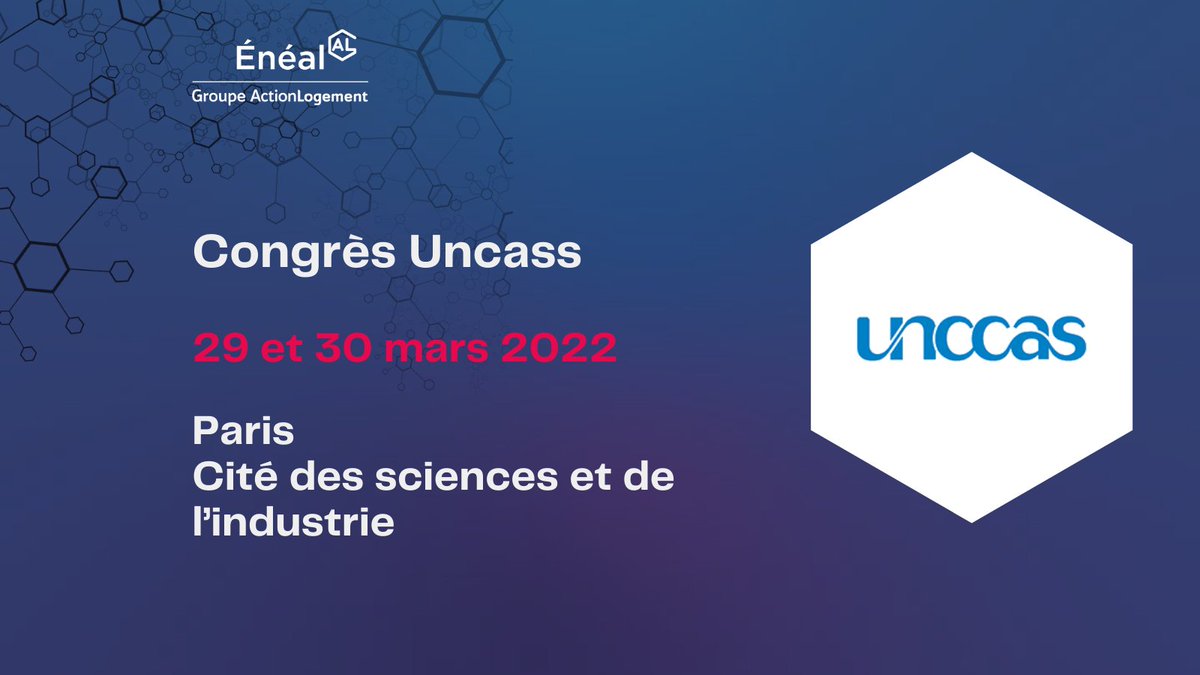 EnealOfficiel's tweet photo. [SAVE THE DATE]
Énéal vous donne rendez-vous les 29 &amp; 30 mars  @citedessciences #Paris au Congrès @unccas qui a pour thématique :
📍"Solidaires au quotidien, l'action sociale sur nos territoires"
#eneal #utilitésociale #respect #ouverture #coopération #innovation 
@ActionLogement https://t.co/OgLOzE0E1x