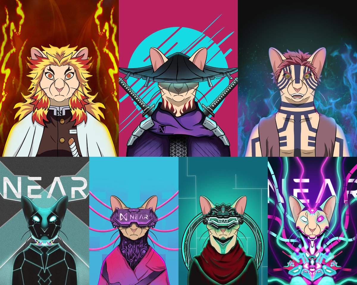 7 out of 14 Near Future Cats still available on <a href="/ParasHQ/">Paras 🟩🟧</a>

Collect yours now🤟😁
paras.id/nirvanaraf.nea…

<a href="/NEARPhilippines/">NEAR Philippines I Create Without Limits</a> <a href="/NearNft/">NEAR NFT News Club (20K)</a> <a href="/NEARProtocol/">NEAR Protocol</a> <a href="/FilipinoArtistG/">Filipino Artist Guild</a> 
<a href="/yagagiveaway/">❤️ $WELL HANA 🍸 $QBX (💙,🧡)</a> <a href="/NEARnftEmpire/">NEAR NFT Empire ⭕️ YouTube Channel</a>

#NFTs #NFTCommunity #NFTCollection #nftcollectors #nftart #nearNFTs