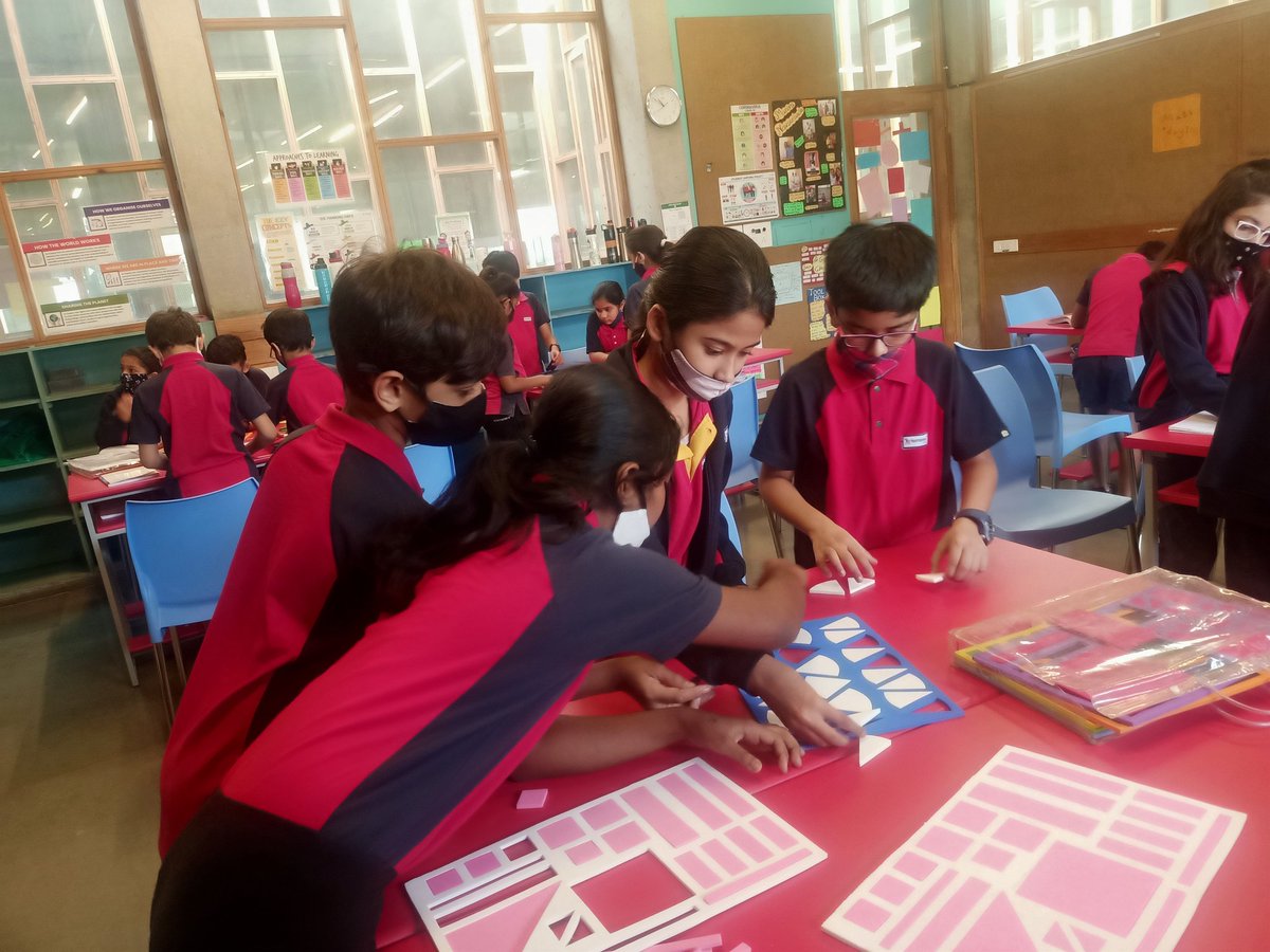 An Aha moment to see children back with hands on activity and fun. Grade 4 students constructed meaning for conversion of fractions through manipulatives. #funlearning #handsonactivity #enthusiasm #math #diptirulz1 #rituchopra