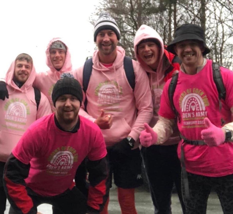 Very proud to have been a small part of of what will be an amazing event this weekend for a brave little lady called Eden Smith. Over £100k has been raised already and we supplied and printed hoodies and tees for over 400 walkers participating in the ‘Gardens of Eden Tour’ 💖