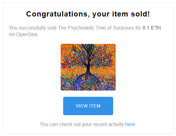 srvshdwivedi's tweet photo. What The  F#@k! "The Psychedelic Tree of Surprises" has been collected by none other than @Hisdudeness121 
Holy Shit! 0.1 ETH (on polygon)
That is HUGE https://t.co/d6ABj7JmVQ