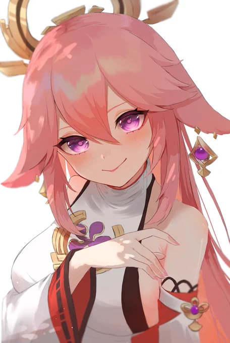 八重神子!!!描いたら来る!!!!! 