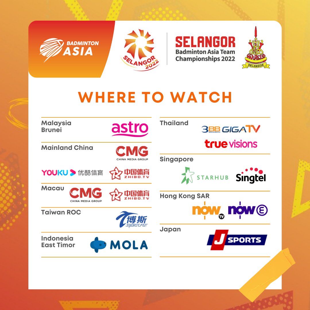 streaming badminton asia 2022