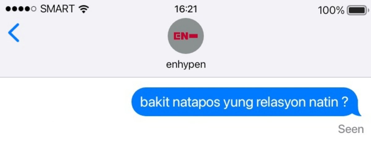 estrellasunoo's tweet photo. — enhypen responding to " bakit natapos yung relasyon natin ? "

a thread ; https://t.co/vRiFMBNaNy