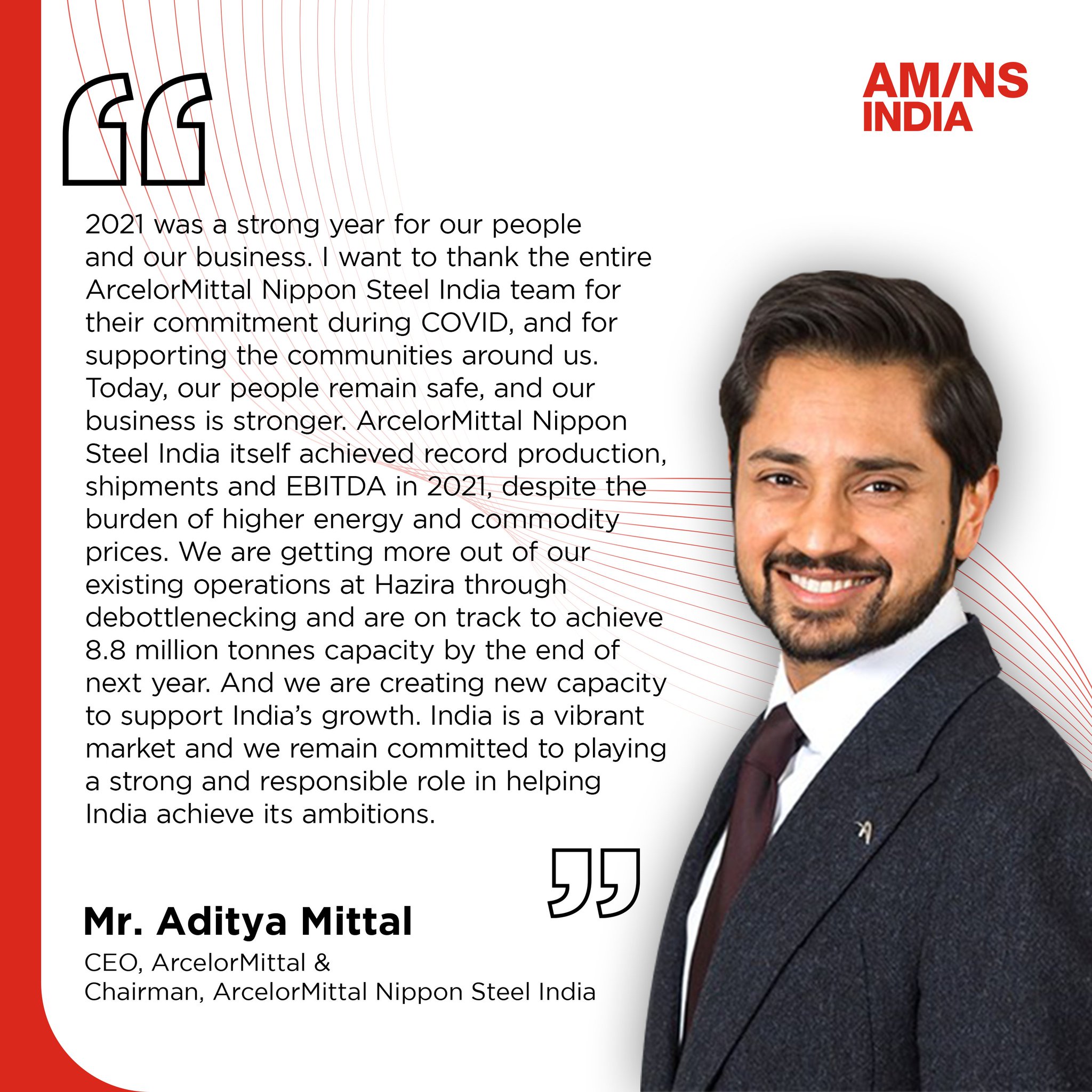 Aditya Mittal On Essar Steel Resolution