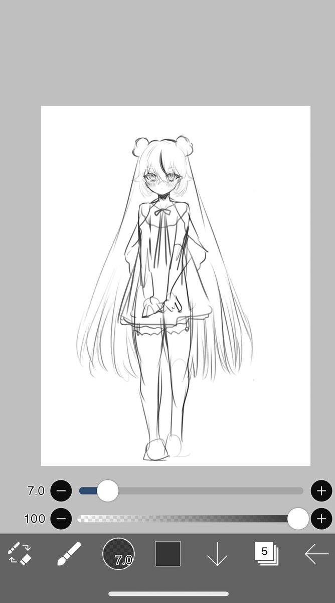 手が震え過ぎてこれ以上描けない
どうした私の手!、!!!!!! 