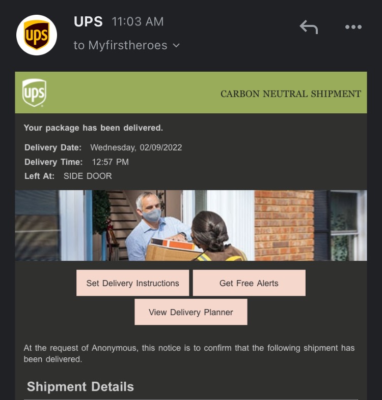 Really thrilled to learn that the boxes that just arrived today for the sets came via carbon neutral shipping! Alhamdullilah!