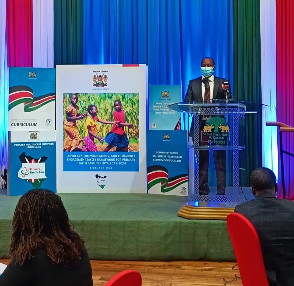 Inculcate social accountability to balance demand and service provision to increase uptake of primary health care services.
#AfyaYetuJukumuLetu
#CHU4UHC
#PHC4UHC
#Primaryhealthcare
#AfyaYetuJukumuLetu
#CHU4UHC