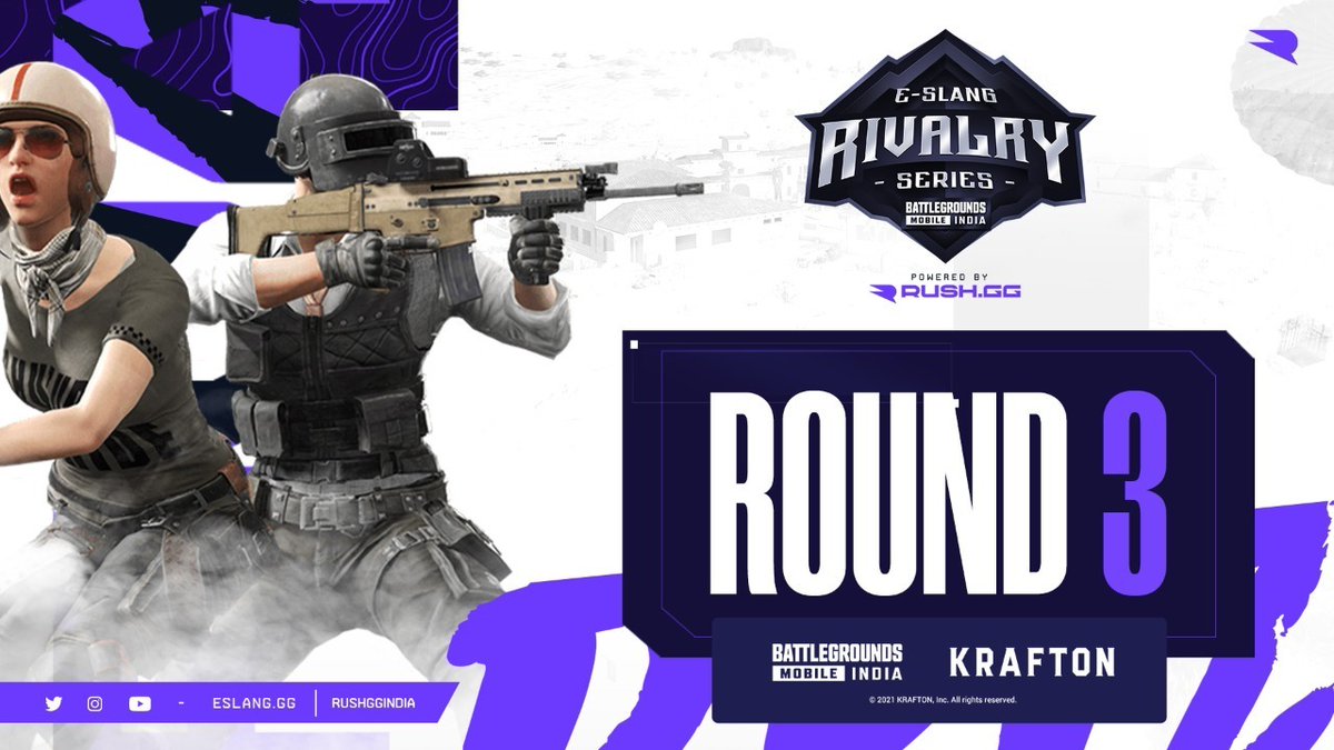 RUSHGGIndia's tweet photo. 🔴 Round 3 of the #BGMI #RivalrySeries presented by @EslangGg is now live on YouTube!

Tune in now 👇
https://t.co/Cowsr74K8T https://t.co/7QUkFNJIhZ