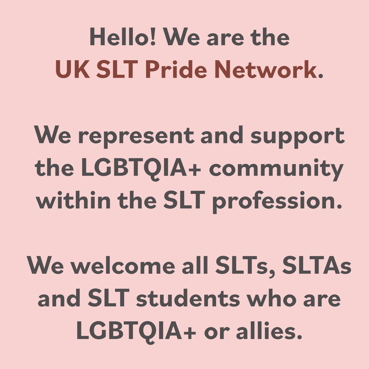 Today’s the day we takeover @RCSLT Instagram stories for #LGBTHM22  🏳️‍🌈🏳️‍⚧️. Our amazing committee members @rickvak and @JenniferChunSLT are posting across the day. Join us to raise awareness and celebrate the positive changes within our SLT community by tagging & re-posting!