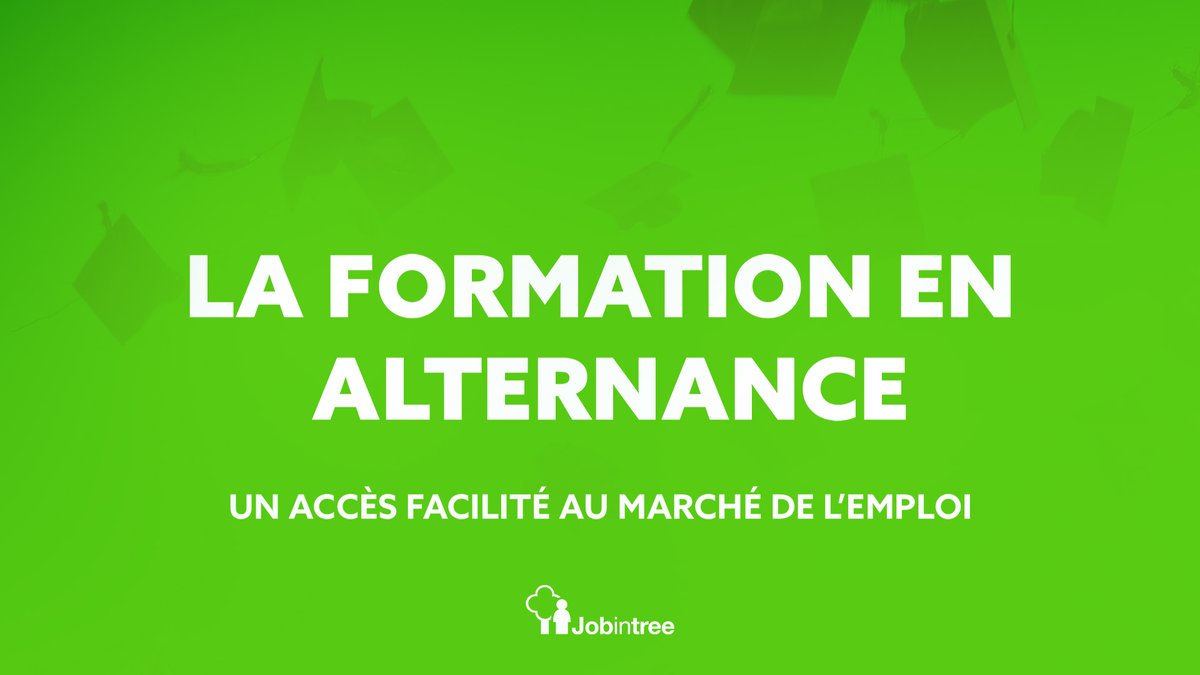 Aujourd'hui chez <a href="/Jobintree/">Jobintree</a>, on vous présente les (nombreux) avantages de la #formation en #alternance 🏫‍🎓Découvrez votre article  ➡️ swll.to/69dw6A
