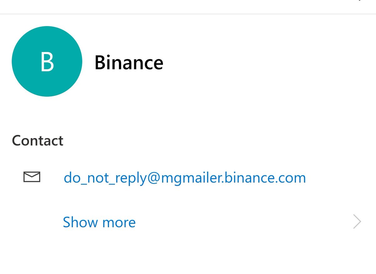 jonboy05's tweet photo. @binance is this a legit email address from binance ? https://t.co/bT5gjtG072
