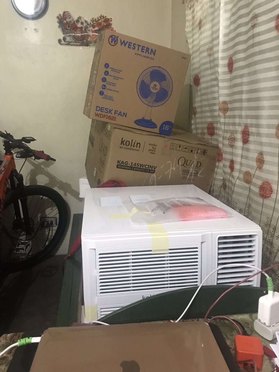 ItsKilluwe's tweet photo. Learn after that remove the “L”

Thank you managers @SomaPillsTV  and Mr.C 

New Aircon and Electricfan ❤️ https://t.co/Xs1hP0S9fd