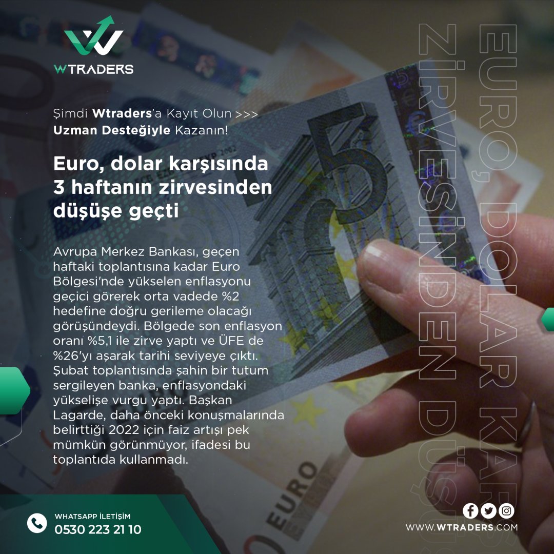 Mart ayında pandemi varlık alımlarını bitirmeyi planlayan banka, standart varlık alımlarını da kademeli olarak azaltacak. Bu süreçte enflasyondaki yükseliş hızı ve hızı etkileyen küresel enerji fiyatlarındaki seyir belirleyici olacak.

#Forex #MAM