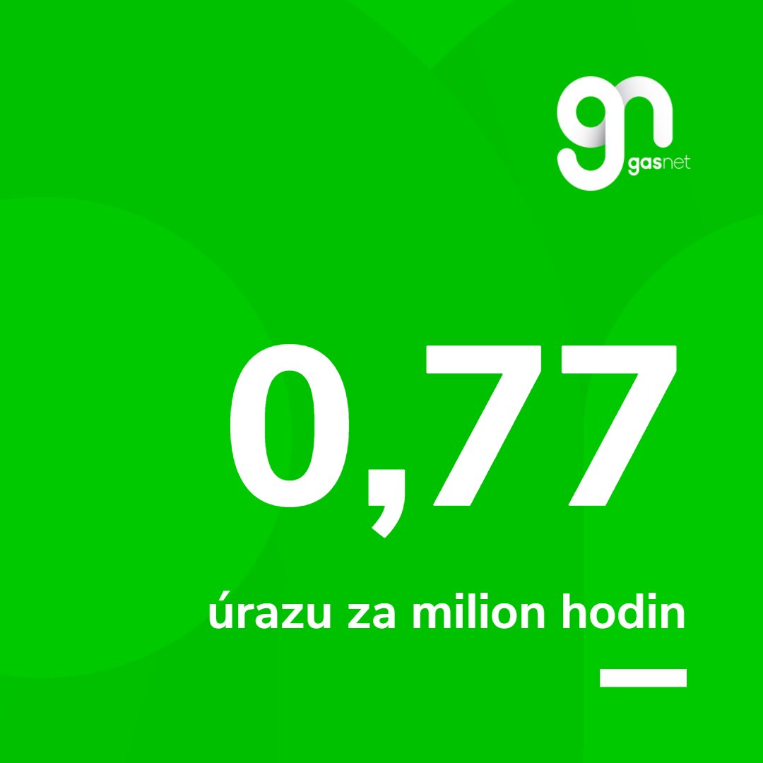 gasnet_cz's tweet photo. Chceme být zosobněním standardů bezpečnosti. Naši snahu měříme koeficientem úrazovosti #LTIF, který počítá úrazy na milion odpracovaných hodin. V roce 2021 se nám podařilo dosáhnout skvělého výsledku LTIF 0,77.

Děkujeme všem našim kolegům. 👍👷‍♂️👨‍🔧

#ESG #BOZP #SafetyFirst https://t.co/8XRaWK2HGB