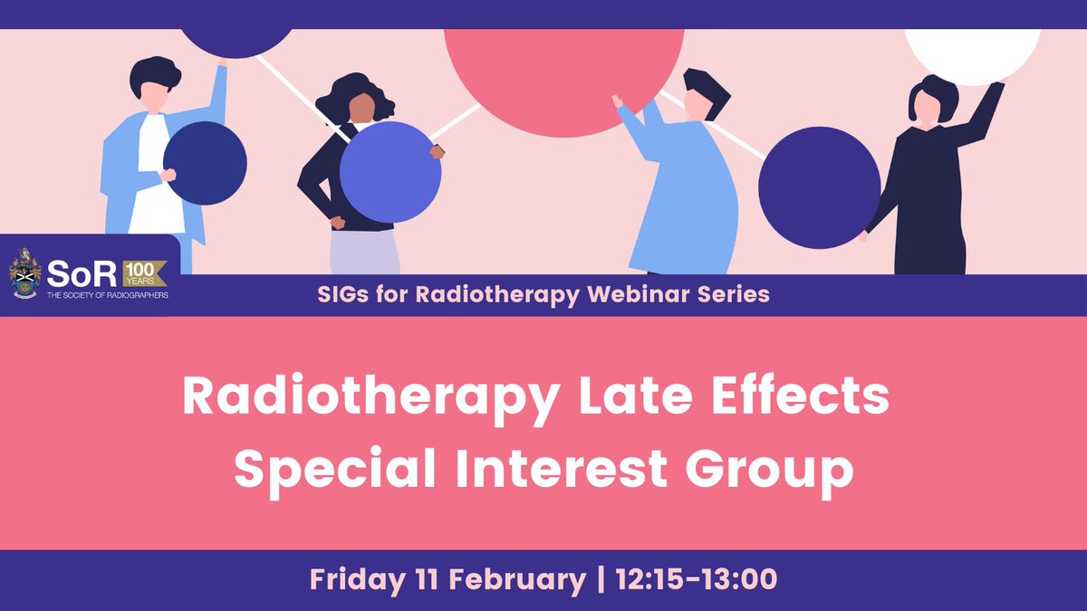 Last chance to register for tomorrow’s webinar on the Radiotherapy Late Effects Special Interest Group! Book your place here 👉 bit.ly/SIGs-webinarse…. Free for @SCoRMembers #RTLateEffects