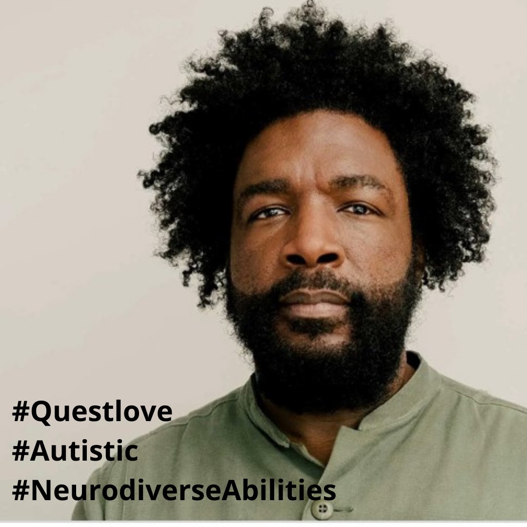 geniuswithinCIC's tweet photo. We love finding out which famous people are ND. Here's a #BlackHistoryMonth edition, did you know Questlove is #Autistic ? @questlove 

We are never surprised when talented people are part of the #NeurodivergentSquad

#NeurodiverseAbilities #NeurodivergentCeleb #SpikyProfile https://t.co/sEBK2gKfhn