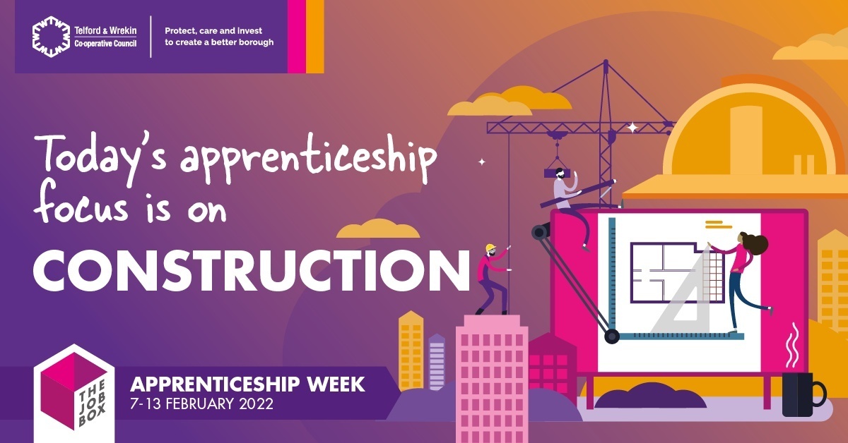 Today we’re focusing on apprenticeship opportunities in the construction industry.🔨👷🏼‍♂️ Do you want to lay firm foundations to your career? Check out some of the online & drop in sessions today to help you explore this pathway: orlo.uk/gF0T6 #NAW2022 #BuildTheFuture