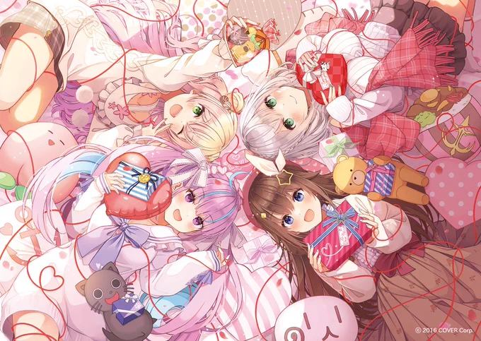 「ホロライブ バレンタインボイス2022」キービジュアルイラストを描かせていただきましたー!
何卒よろしくお願いいたします!✨ 