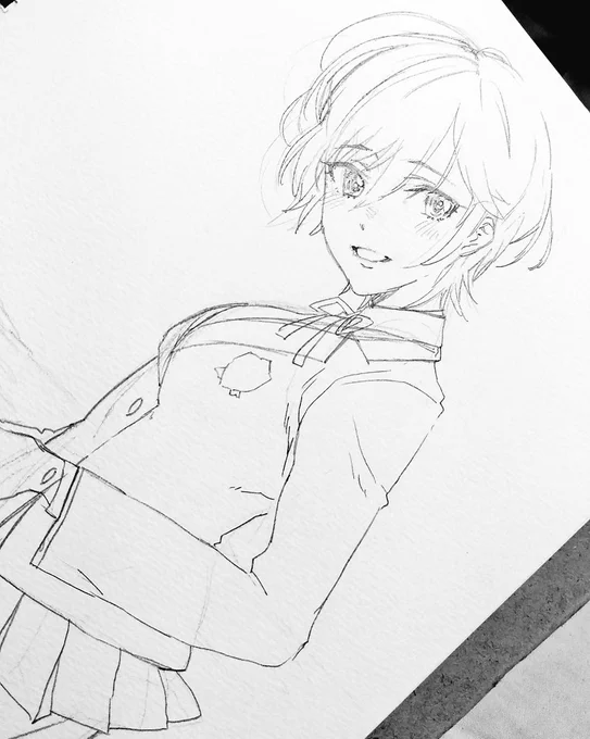 しばらくラフ出ししてたの図。シンステ原稿の〆が近い………… 