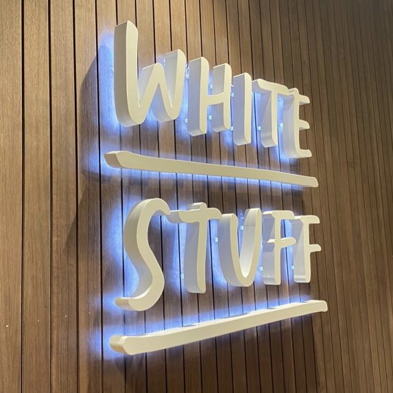 ellissigns's tweet photo. #teamellis have got the 'white stuff' to give
you the perfect signage for your business 👊@WhiteStuffUK
.
.
.
.
#signage #signagedesigner #signinstallations #ellissigns #teamellis #creatinganimage #illuminatedsign #whitestuff #retailsignage #retailbranding #whitestuffuk https://t.co/YEejAG4OYd