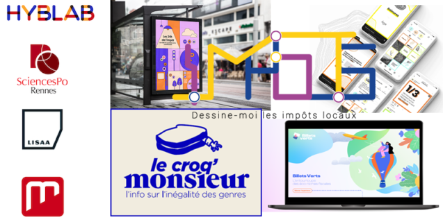 ouestmedialab's tweet image. Cette année, à l'occasion du #HybLab rennais, les étudiants de @LISAARennes &amp;amp; @Sc_Po_Rennes ont exploré les inégalités face à l'impôt à travers des contenus journalistiques et visuels. Découvrez leurs projets :
hyblab.fr/le-hyblab-de-r…