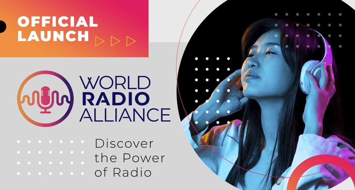 📻 Today, we launch The World Radio Alliance!

This worldwide group of trade bodies representing radio companies and sales houses will widely promote the power and value of radio/audio in the media landscape

Spread the word!
worldradioalliance.com