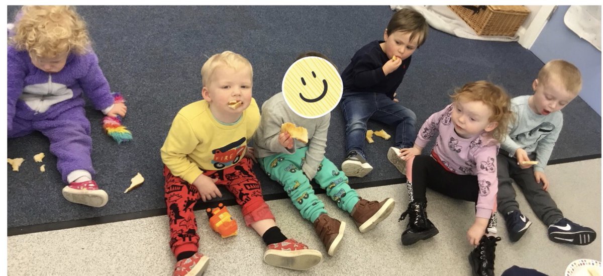 Playgroup have enjoyed having their toast this morning for #Childrensmentalhealth