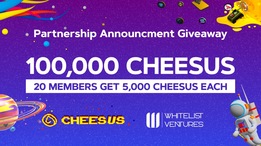 WhiteList Ventures (@wl_ventures) on Twitter photo Friends, we are happy to announce our second Airdrop with <a href="/CheesusDeFi/">Cheesus DeFi & NFT Rating Tool</a>🔥
20 members get 5000 $CHEESUS each
📆Deadline 20th February at 11:00 UTC
All details t.me/whitelist_en/1… Friends, we are happy to announce our second Airdrop with <a href="/CheesusDeFi/">Cheesus DeFi & NFT Rating Tool</a>🔥
20 members get 5000 $CHEESUS each
📆Deadline 20th February at 11:00 UTC
All details t.me/whitelist_en/1…
