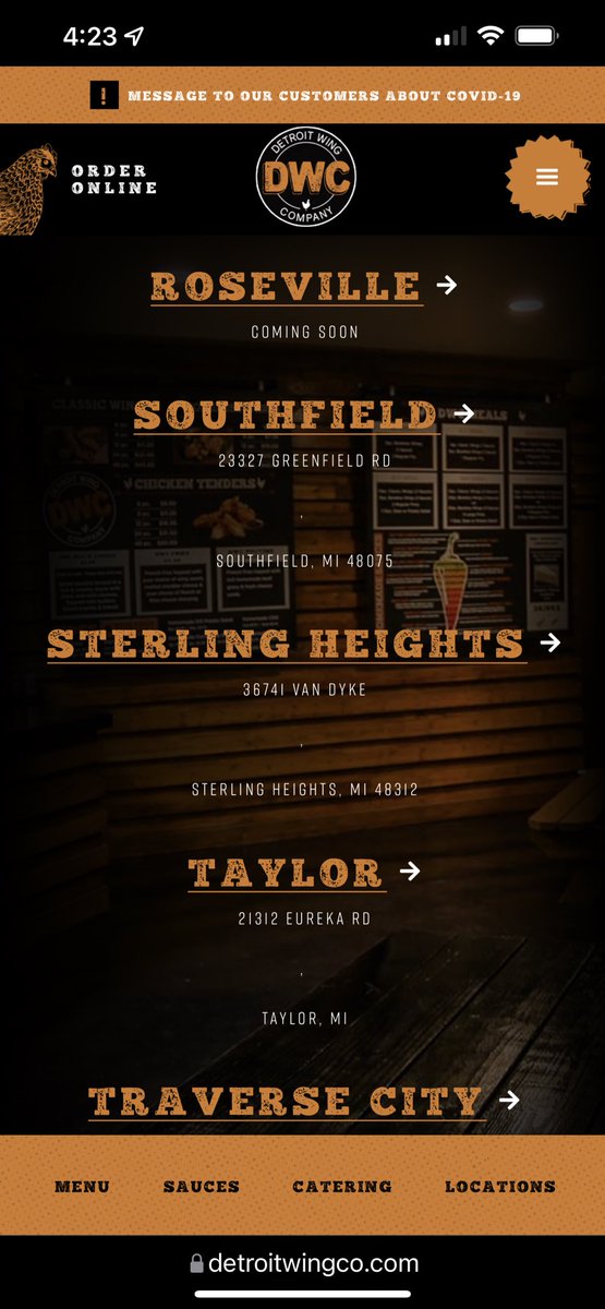 Gregory J. White II (@white2gj) on Twitter photo Yes! <a href="/detroitwingco/">Detroit Wing Company</a> <a href="/sterlingheights/">Sterling Heights</a> Iβve been checking your site every day since we saw your signage on Van Dyke south of Metropolitan Parkway. Congratulations on the new store opening. Yes! <a href="/detroitwingco/">Detroit Wing Company</a> <a href="/sterlingheights/">Sterling Heights</a> Iβve been checking your site every day since we saw your signage on Van Dyke south of Metropolitan Parkway. Congratulations on the new store opening.