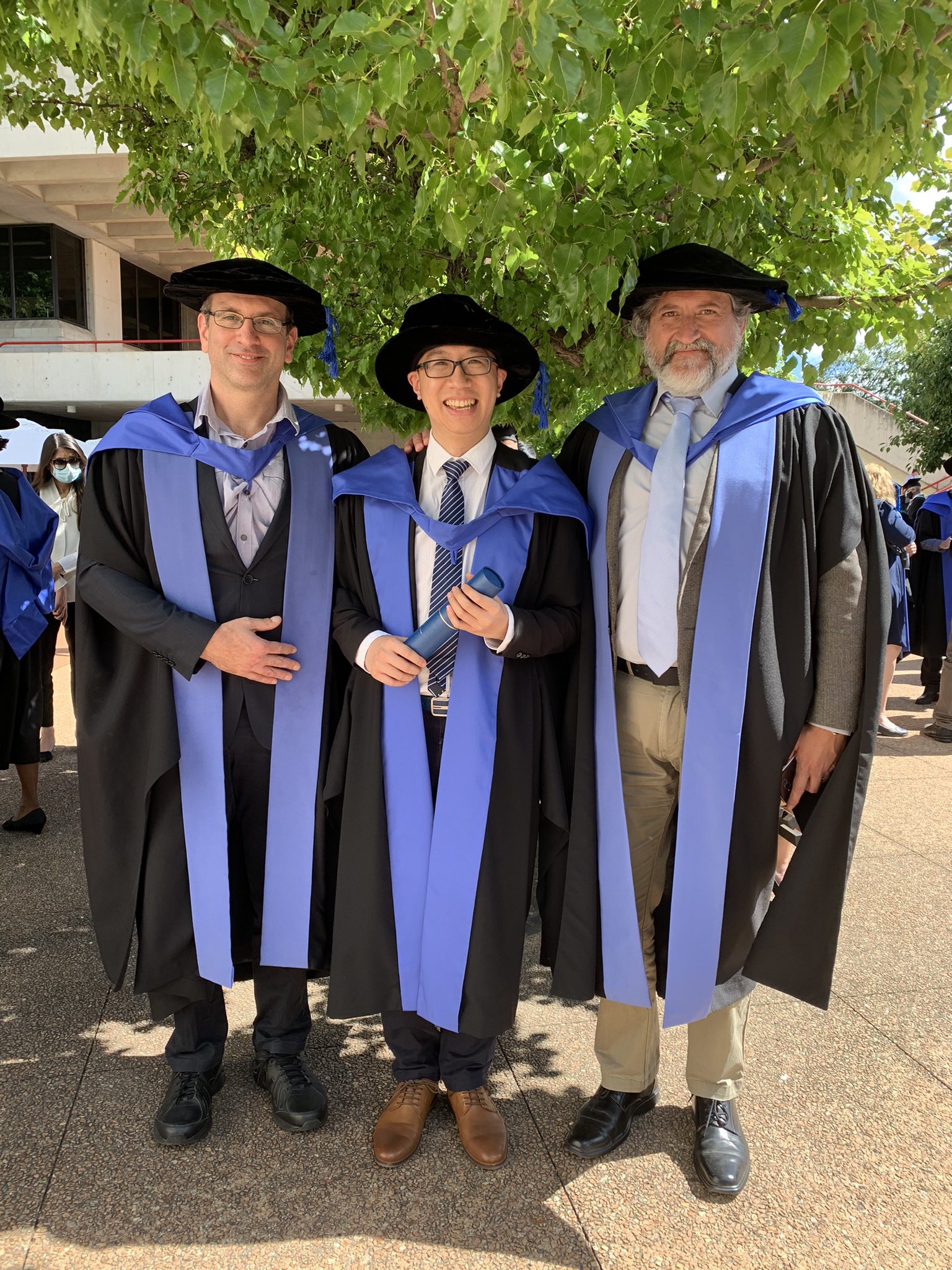 Jiawei Hou on X The supercalifragilisticexpialidocious moment in my life with my best ever supervisors mentors friends at the ANU graduation ceremony https t EXIF3ltj2F X